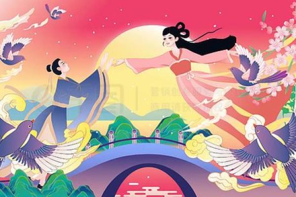 七夕：牛郎织女，庆祝中国情人节
