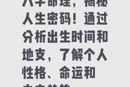 揭开命运密码：如何通过八字了解你的人生轨迹