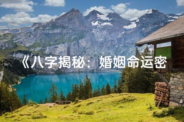 陈晓命理揭秘：八字中的命运密码，你能发现吗？
