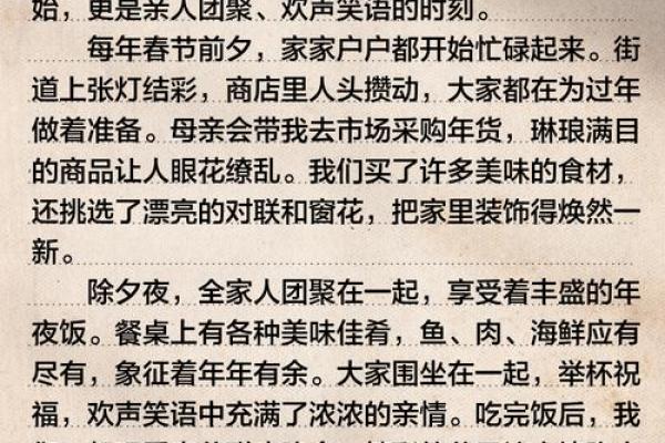 春节：辞旧迎新，感受中华传统节日的文化魅力