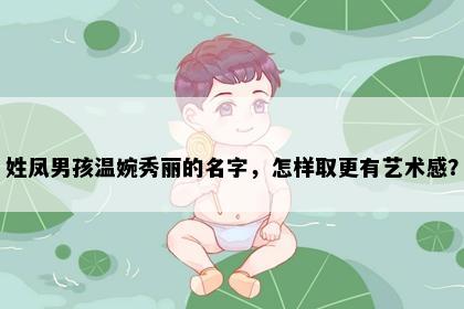 姓凤男孩温婉秀丽的名字，怎样取更有艺术感？
