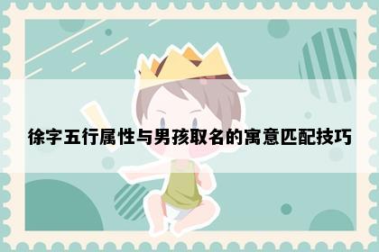 徐字五行属性与男孩取名的寓意匹配技巧