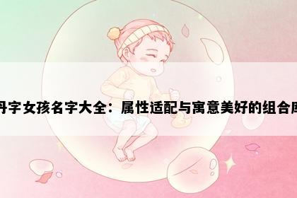 丹字女孩名字大全：属性适配与寓意美好的组合库