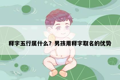 释字五行属什么？男孩用释字取名的优势