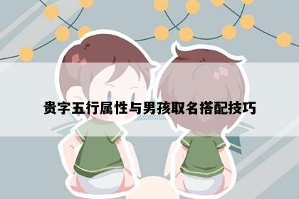 贵字五行属性与男孩取名搭配技巧