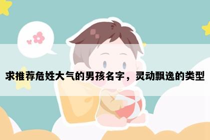 求推荐危姓大气的男孩名字，灵动飘逸的类型