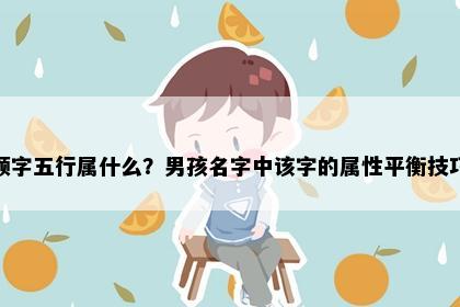 领字五行属什么？男孩名字中该字的属性平衡技巧