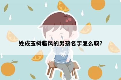 姓成玉树临风的男孩名字怎么取？
